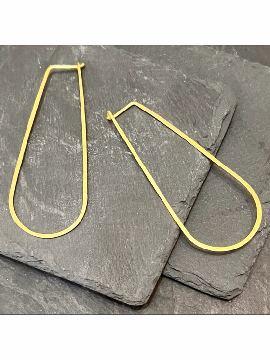 Madewell Jewelry - 🍒3/$30 New Gold Teardrop Hoops